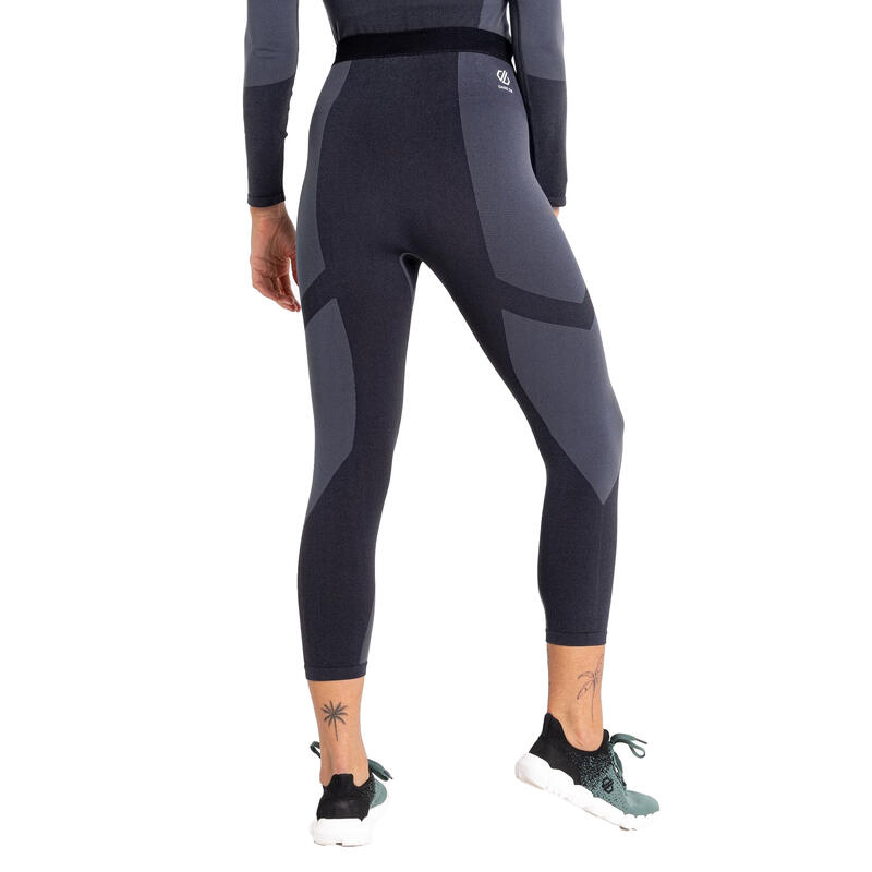 Dames In The Zone Contrast 3/4 Legging (Zwart)