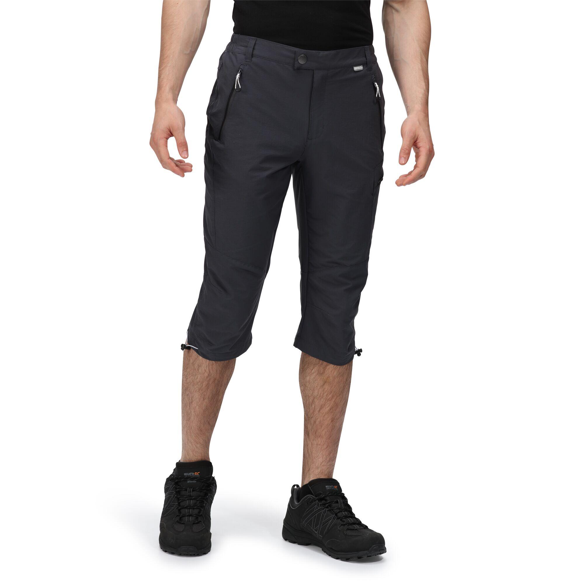 Mens Highton Capri Trousers (India Grey) 4/5