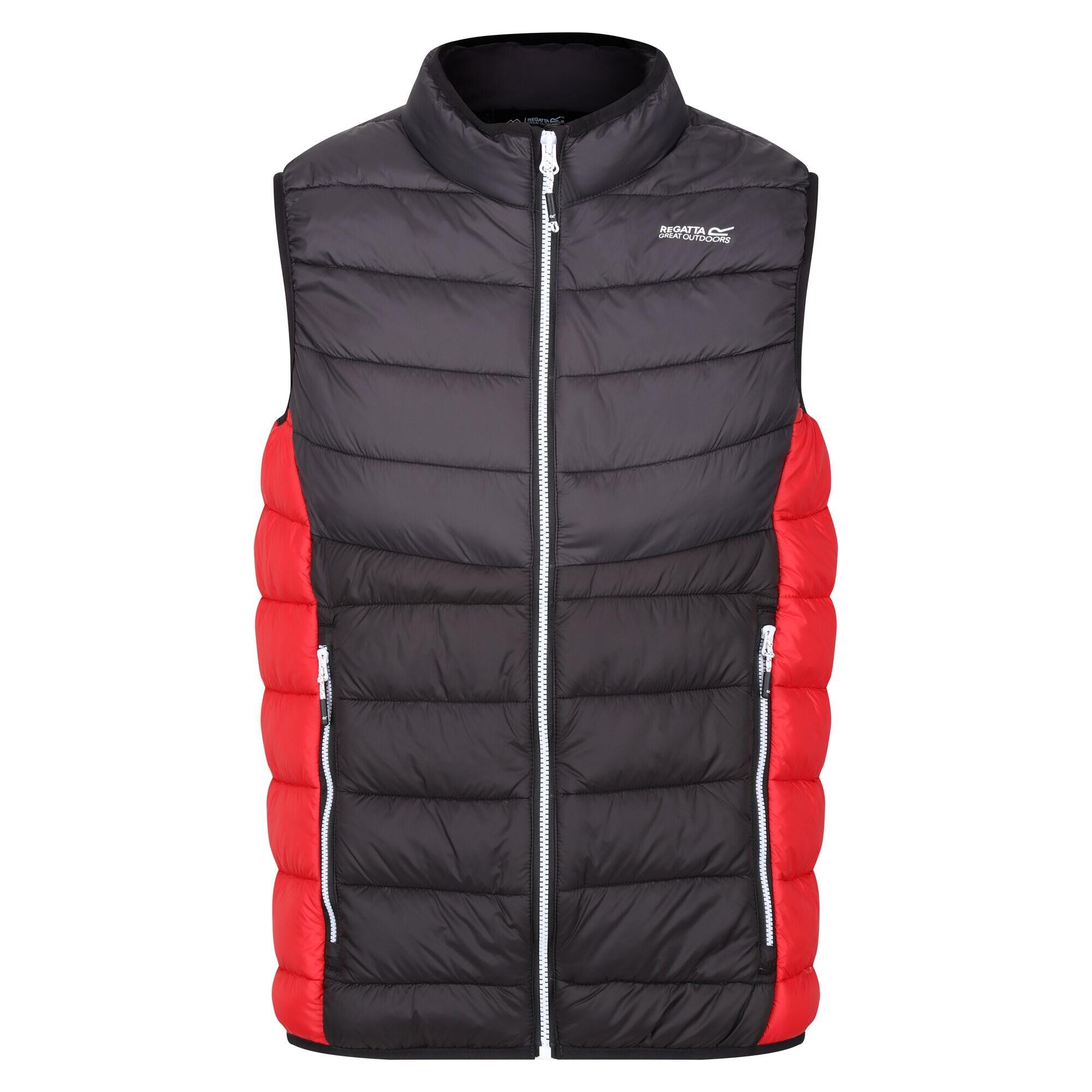 Mens Harrock II Quilted Gilet (Ash/Black) 1/5