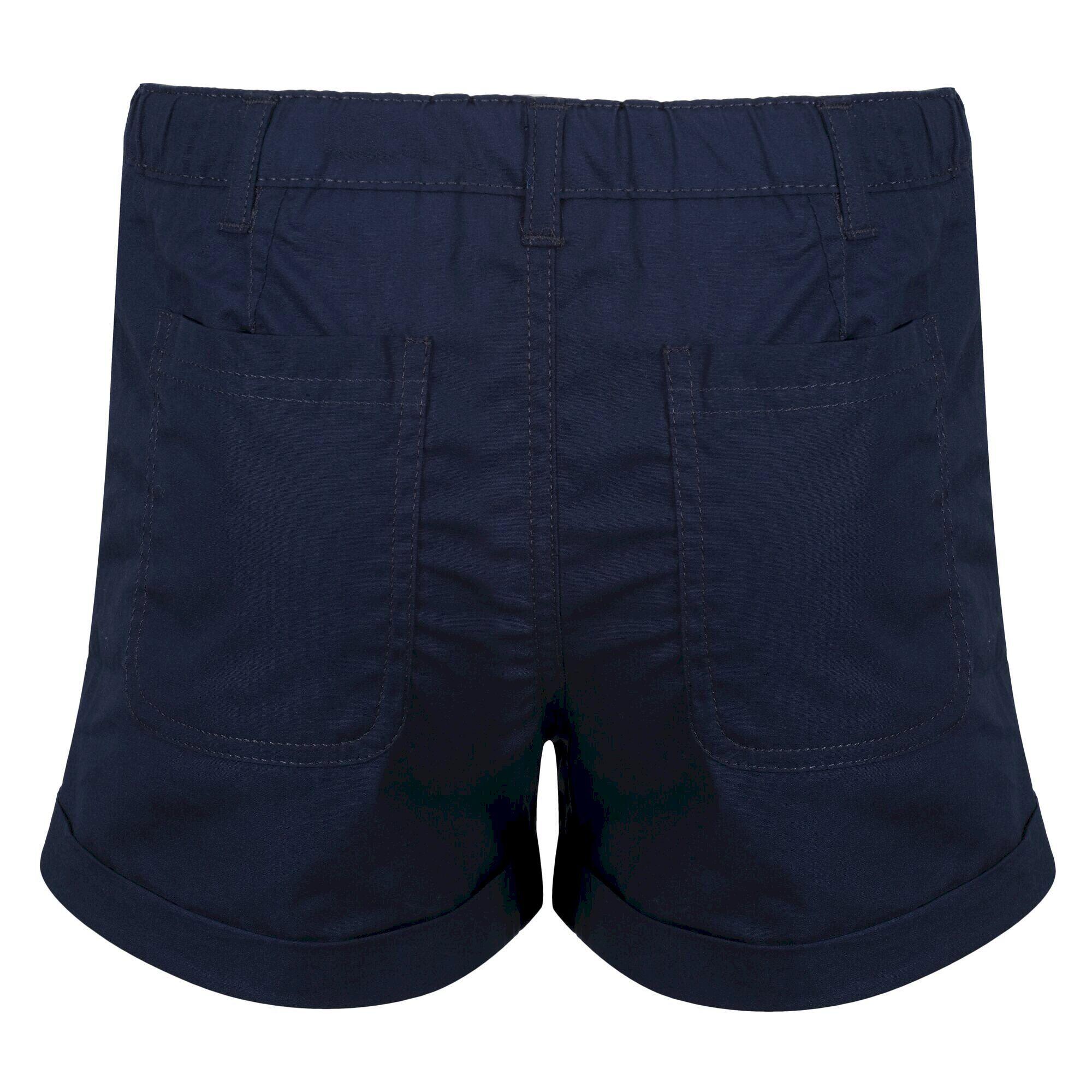 Childrens/Kids Denisha Shorts (Navy) 2/5