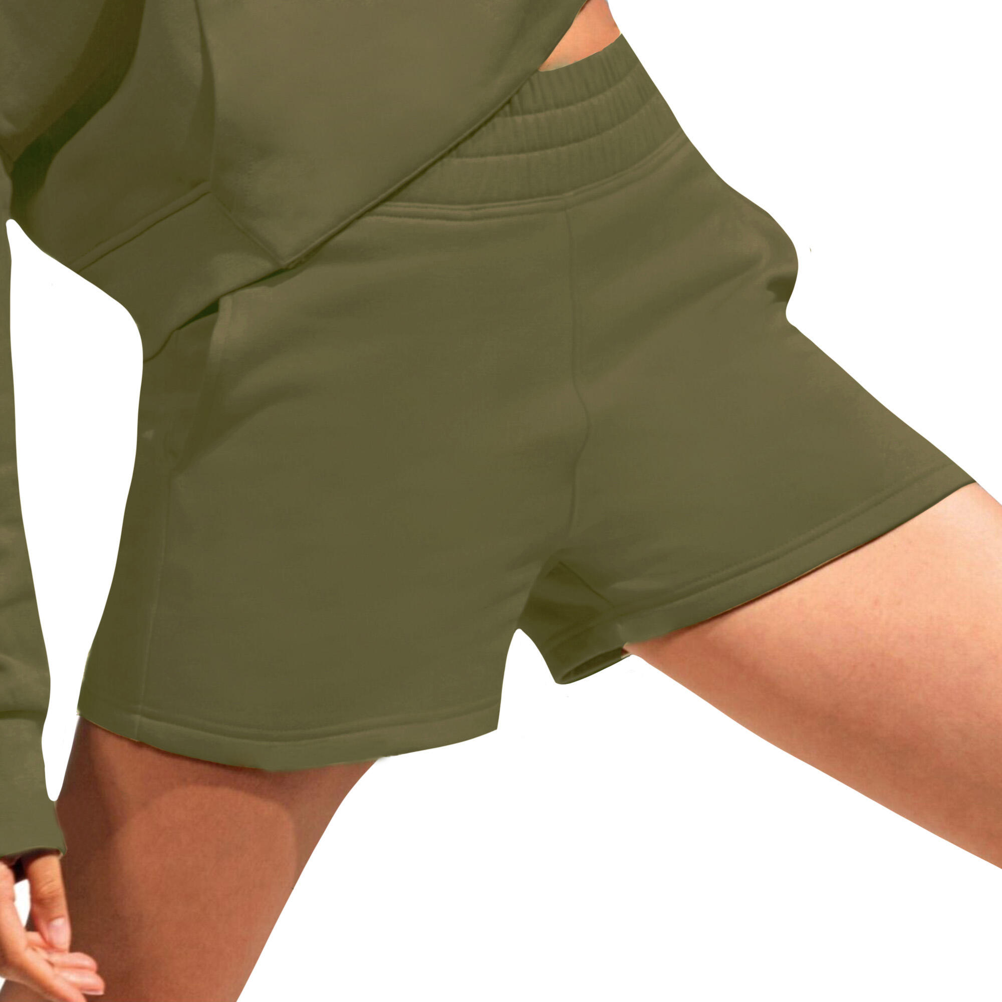 Shorts für Damen Oliv 3/3