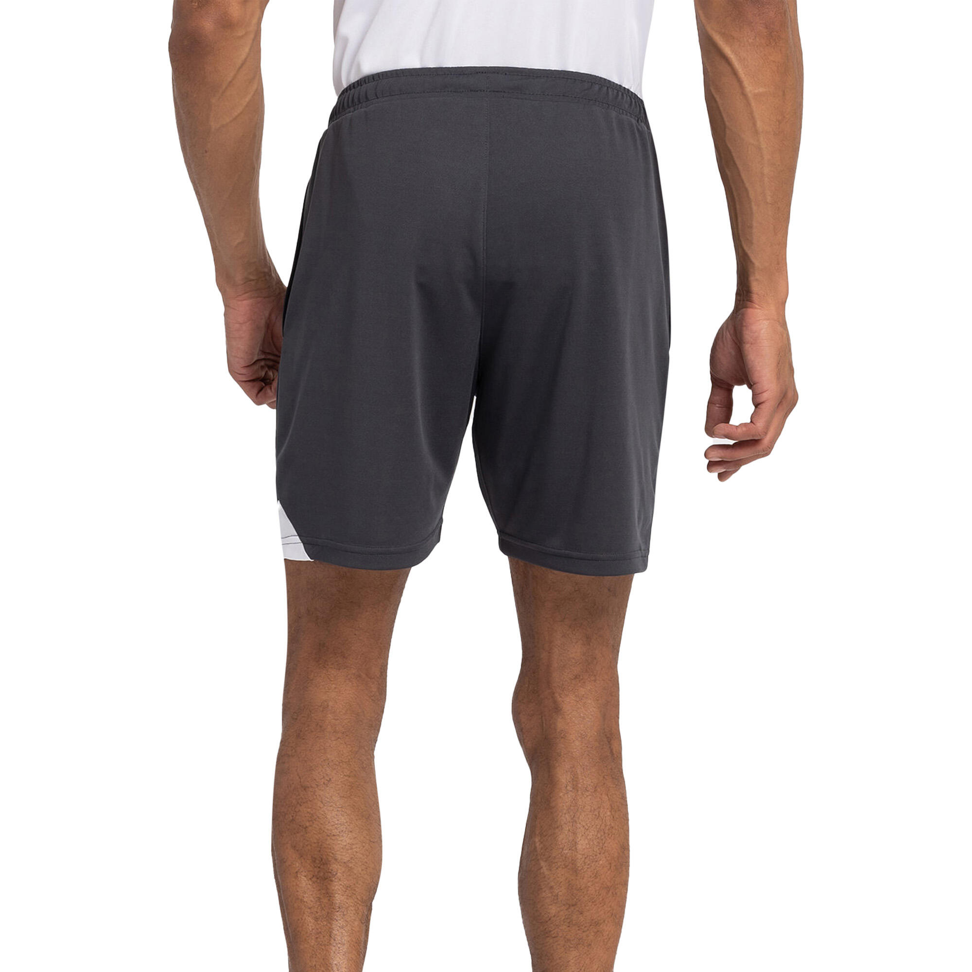 Mens Total Training Shorts (Carbon/White) 3/3