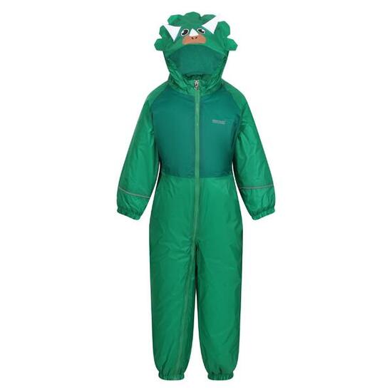 Combinaison de pluie Regatta MUDPLAY Enfant vert jade, imperméable