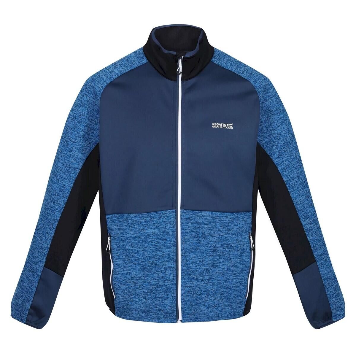 REGATTA Mens Coladane IV Full Zip Fleece Jacket (Skydiver Blue/Admiral Blue)