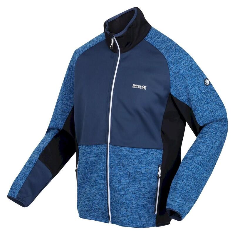 Heren Coladane IV Full Zip Fleece Jacket (Skydiver Blauw/Admiraal Blauw)