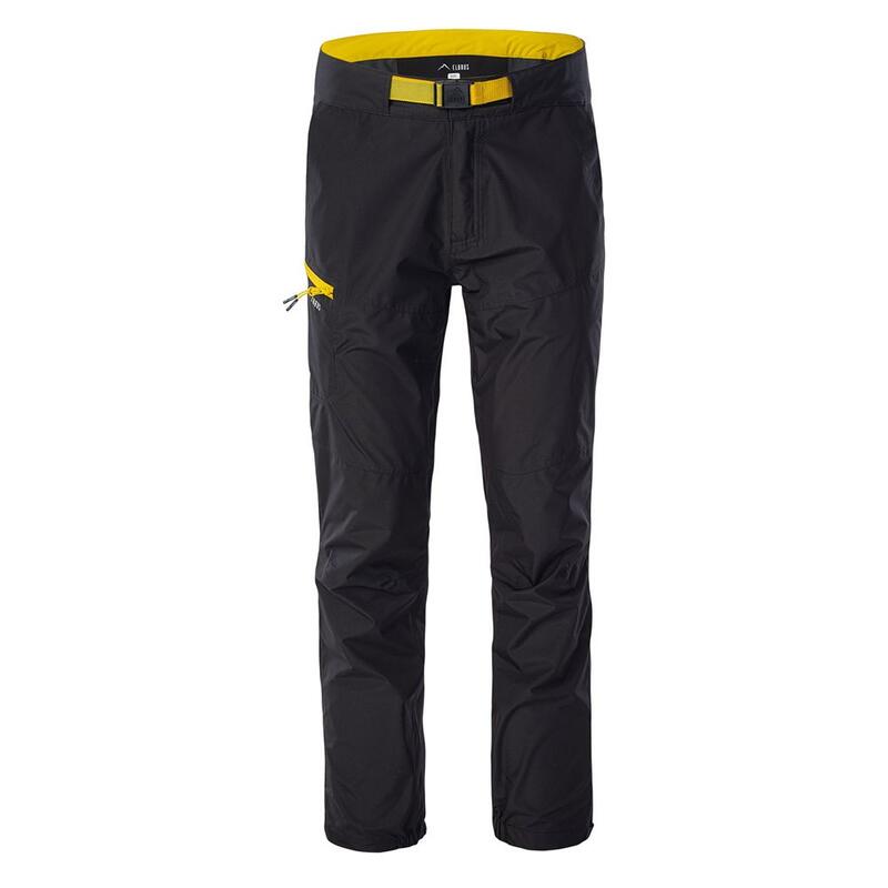 Pantalon de randonnée GARII Homme (Noir / Jaune vif)