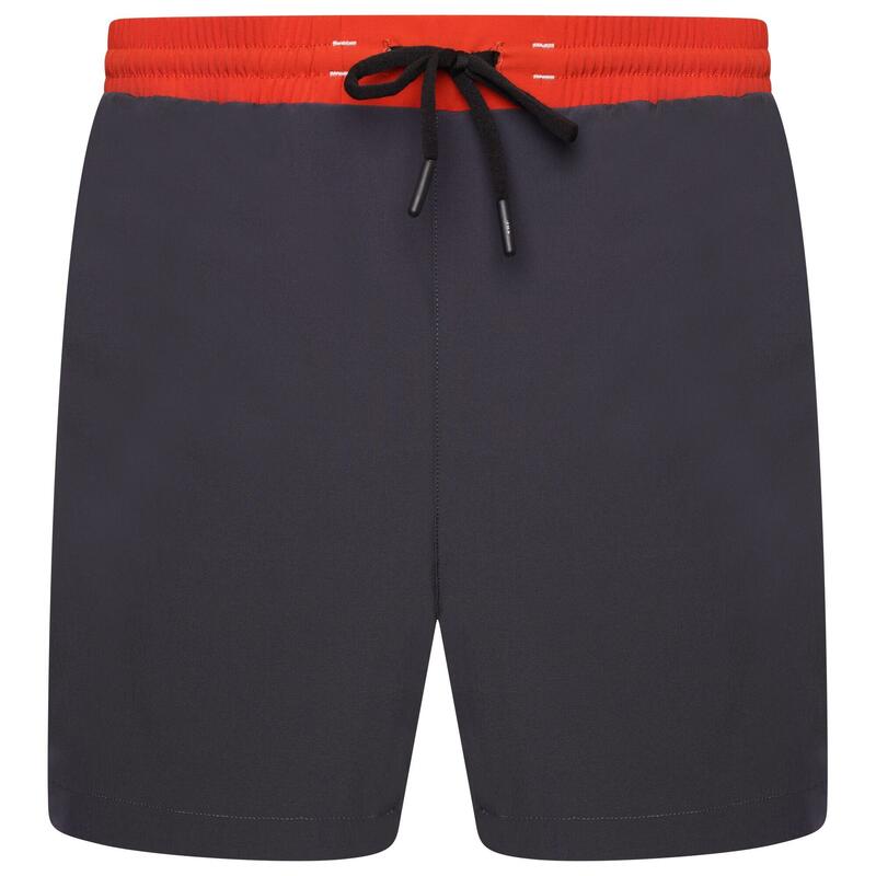 Pantalones Cortos Cascade para Hombre Ébano, Rojo Trail Blaze