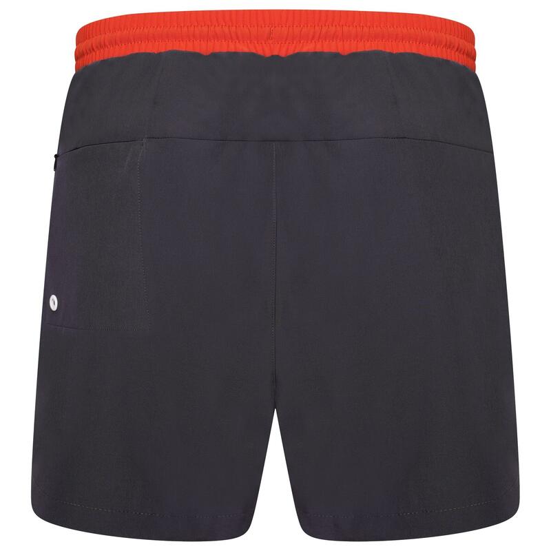 Pantalones Cortos Cascade para Hombre Ébano, Rojo Trail Blaze