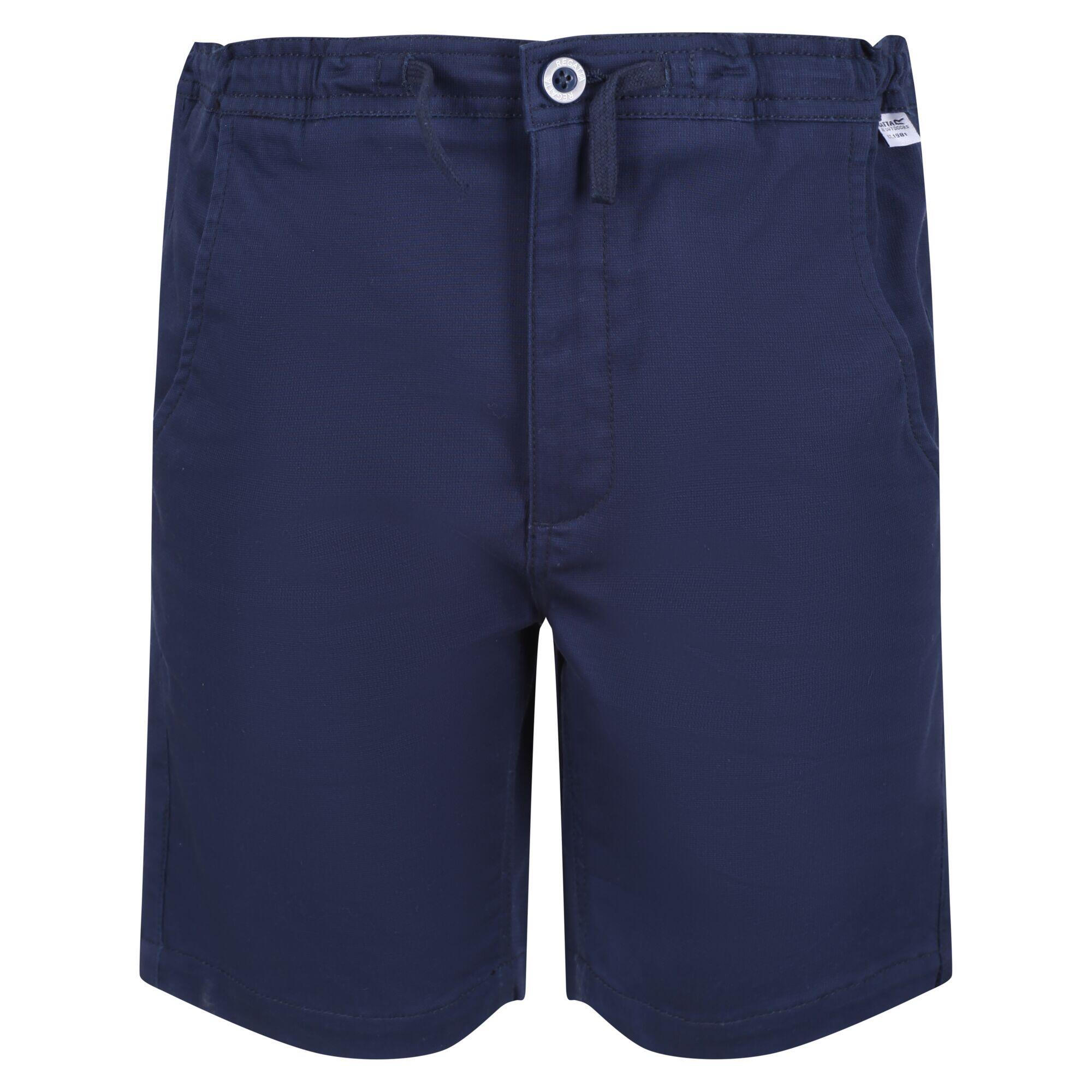 REGATTA Childrens/Kids Alber Ottoman Shorts (Navy)