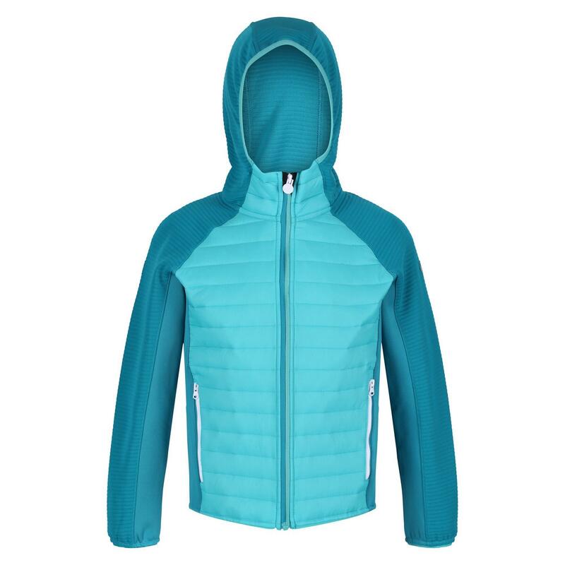 Veste isolée KIELDER Enfant (Turquoise vif / Turquoise clair)