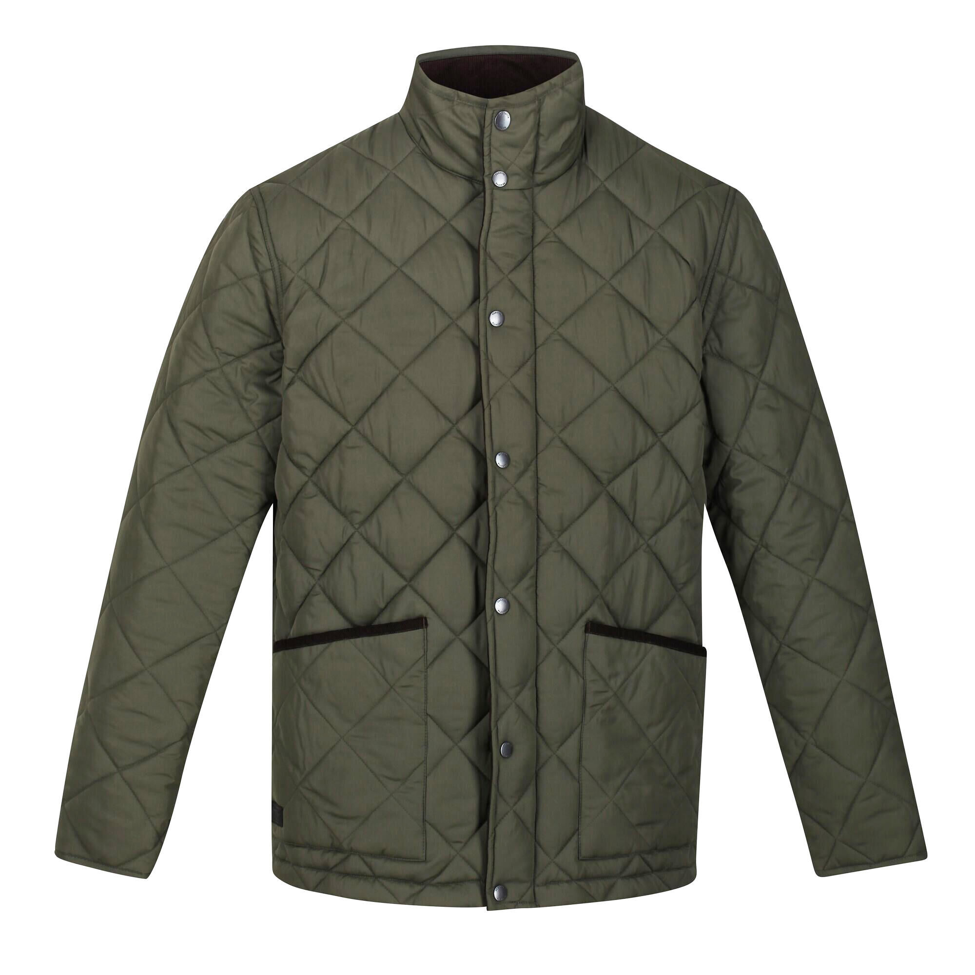 REGATTA Mens Londyn Quilted Insulated Jacket (Khaki)