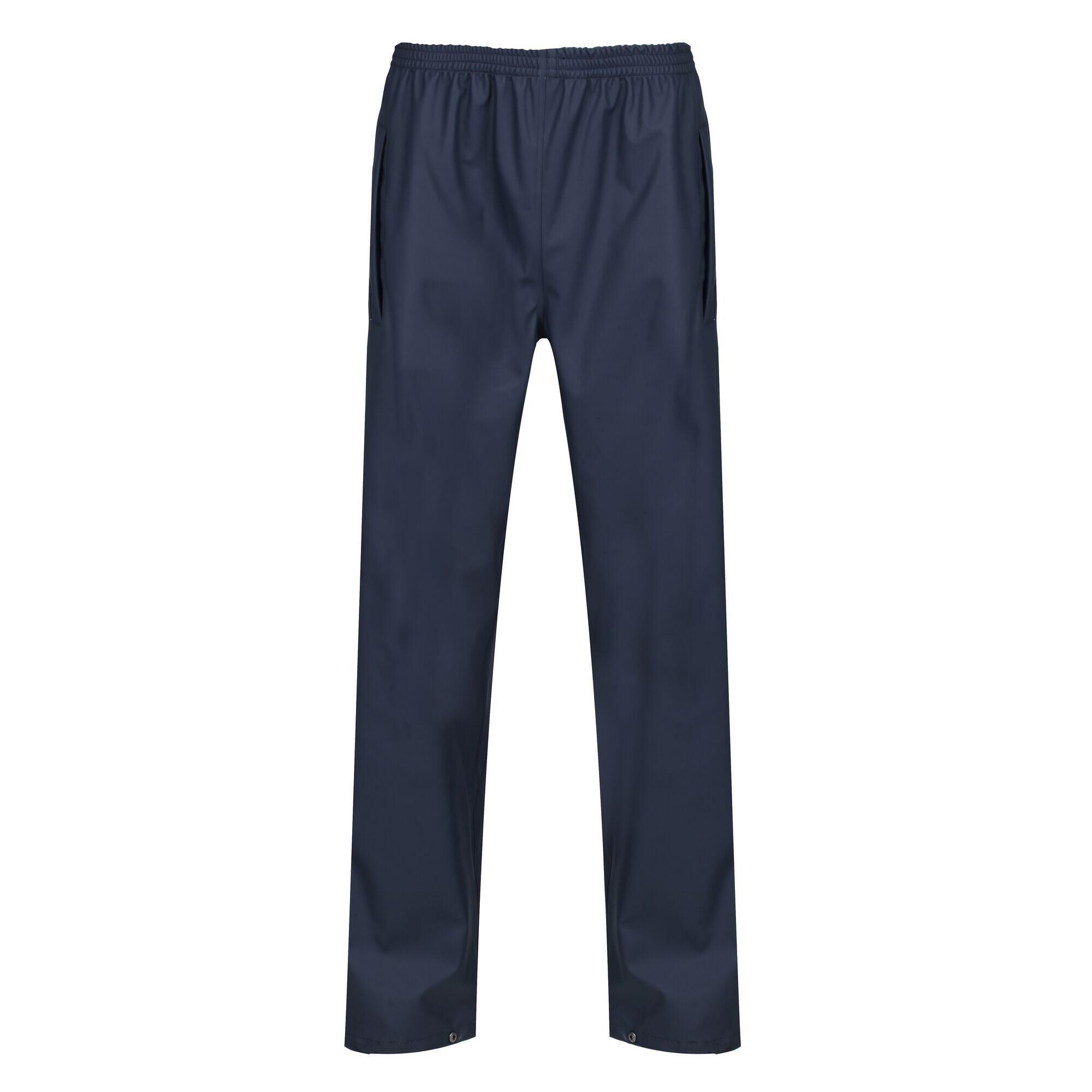 Calças de Chuva Impermeável Homem Azul Marinho