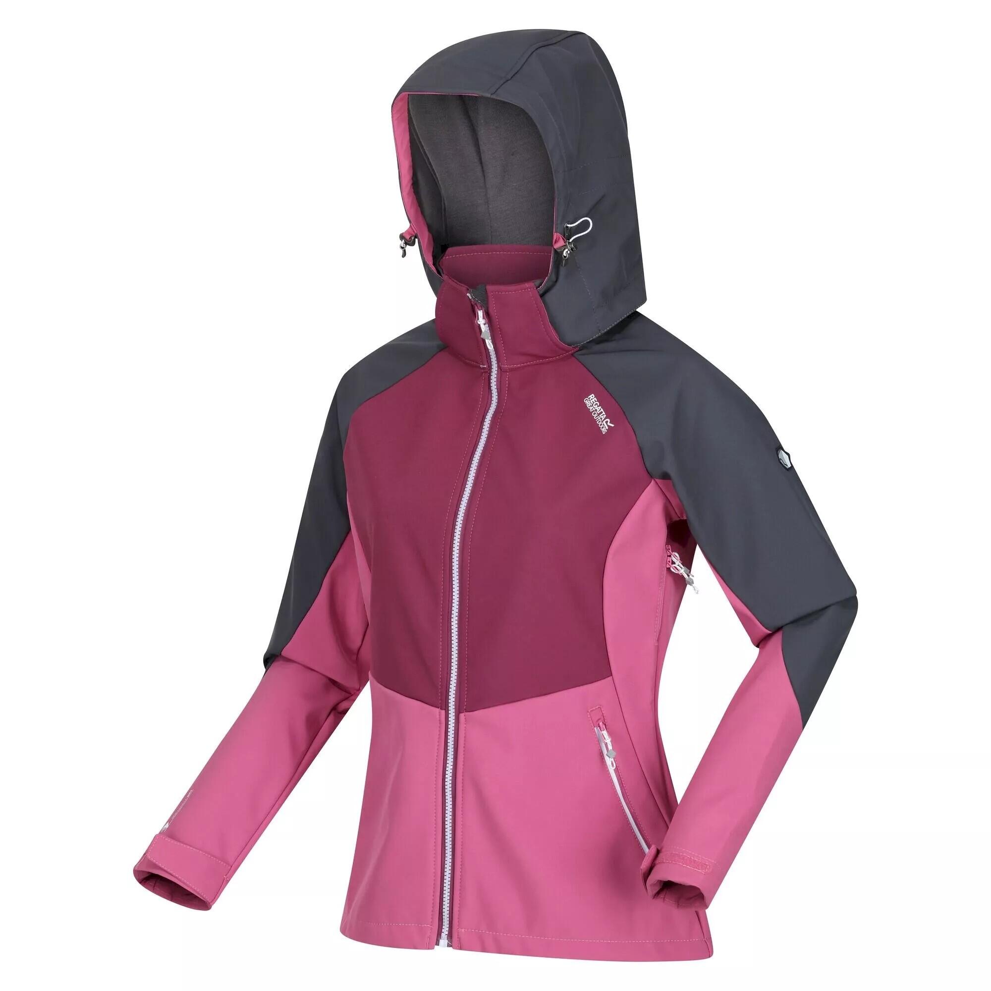 Womens/Ladies Desoto VIII Lightweight Jacket (Seal Grey/Amaranth Haze/Violet) 3/5