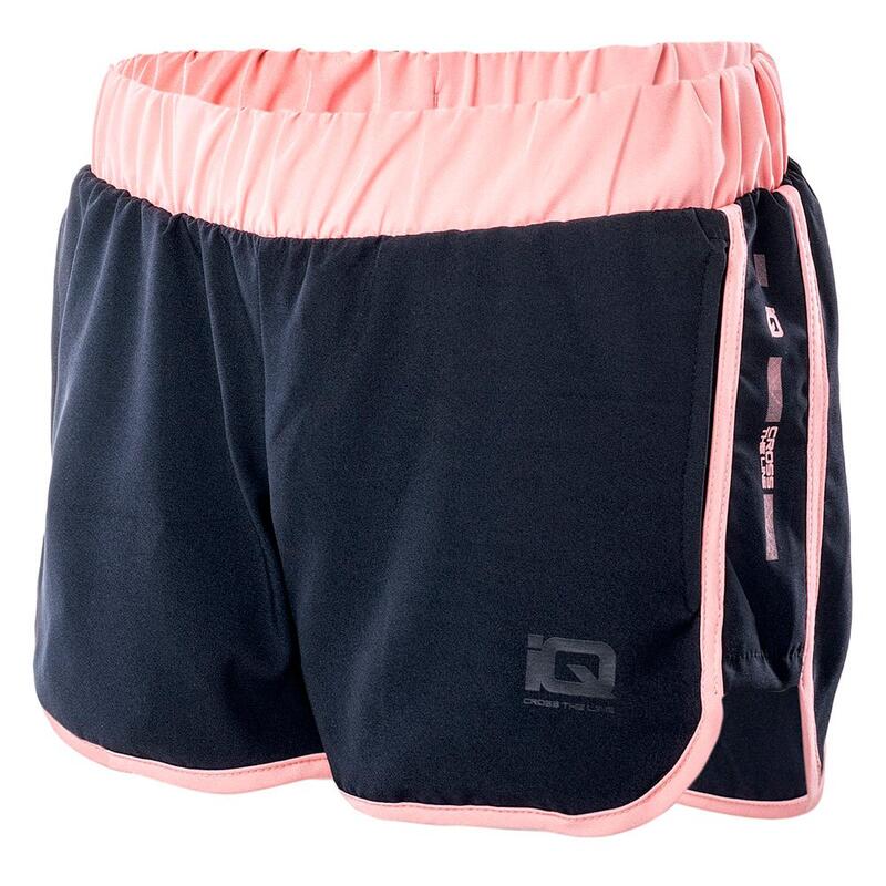 Short SAIMA Fille (Noir / Corail clair)