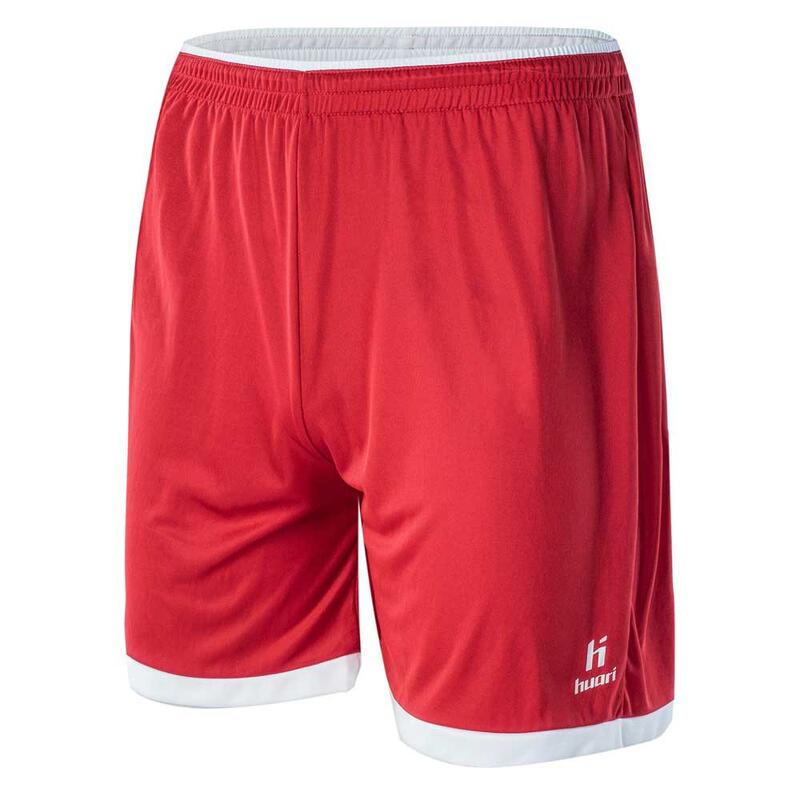 Pantaloncini Uomo Huari Barracas II Rosso Corsa Bianco Acceso