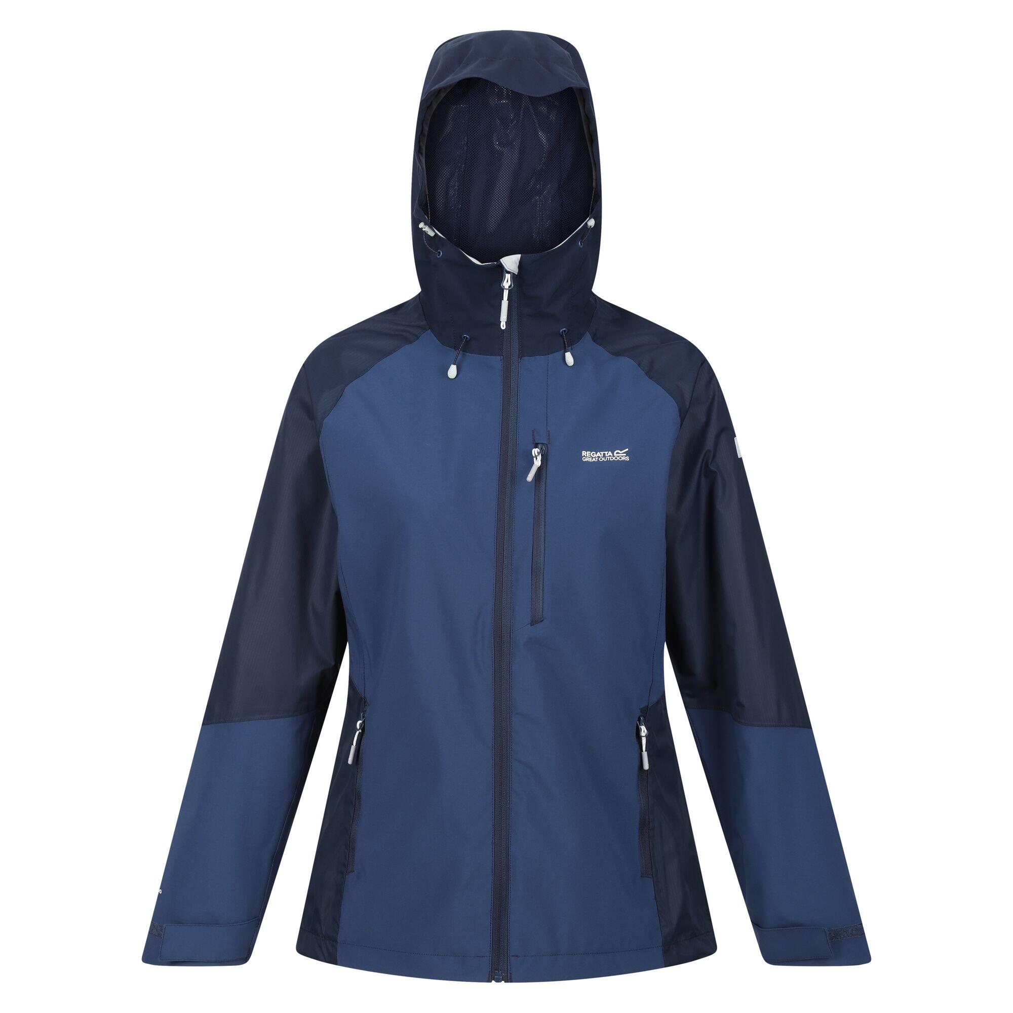 REGATTA Womens/Ladies Highton IV Stretch Raincoat (Admiral Blue/Navy)