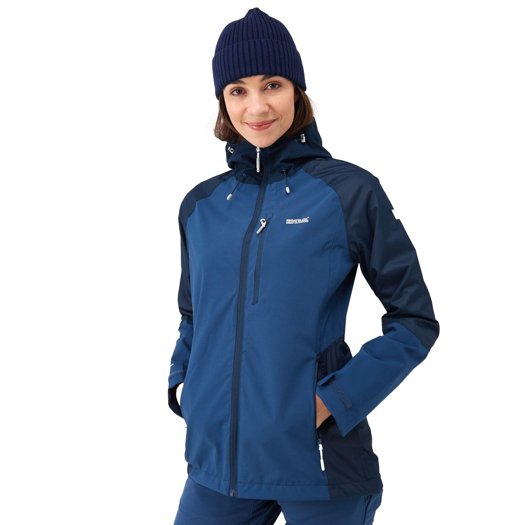 Womens/Ladies Highton IV Stretch Raincoat (Admiral Blue/Navy) 3/5