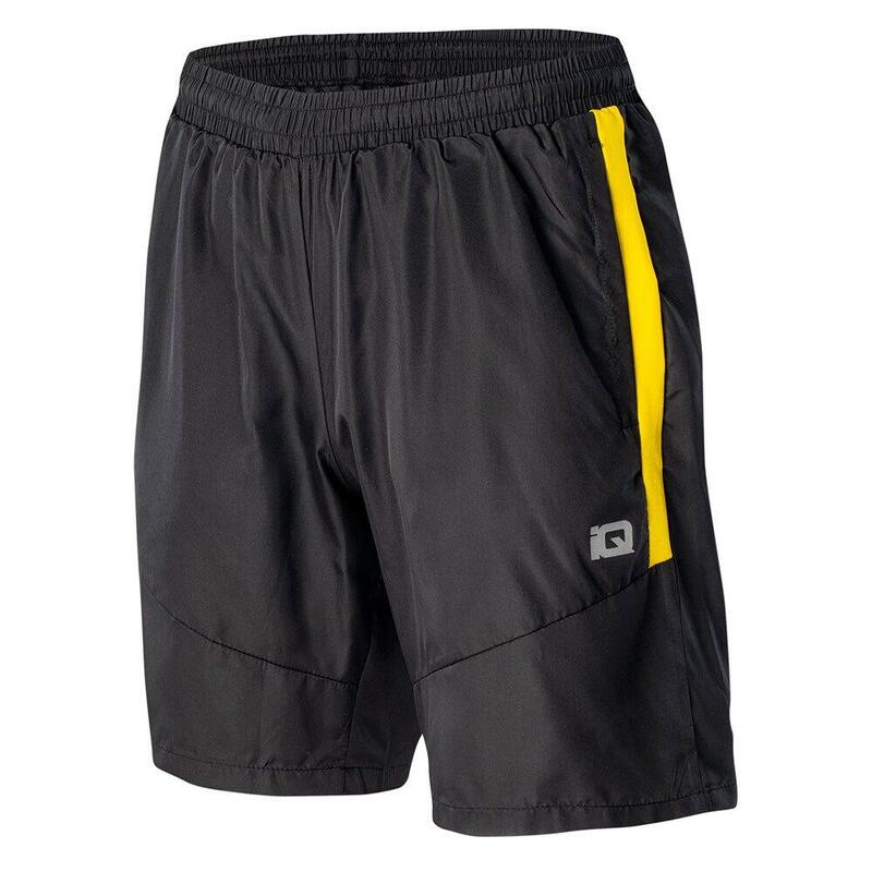 Short DAREN Homme (Noir / Jaune vif)