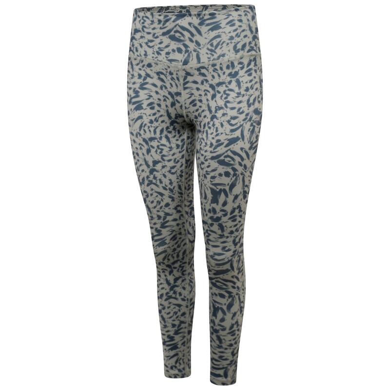 Dames Influential Animal Print Gerecyclede Legging (Lelieblad Groen)