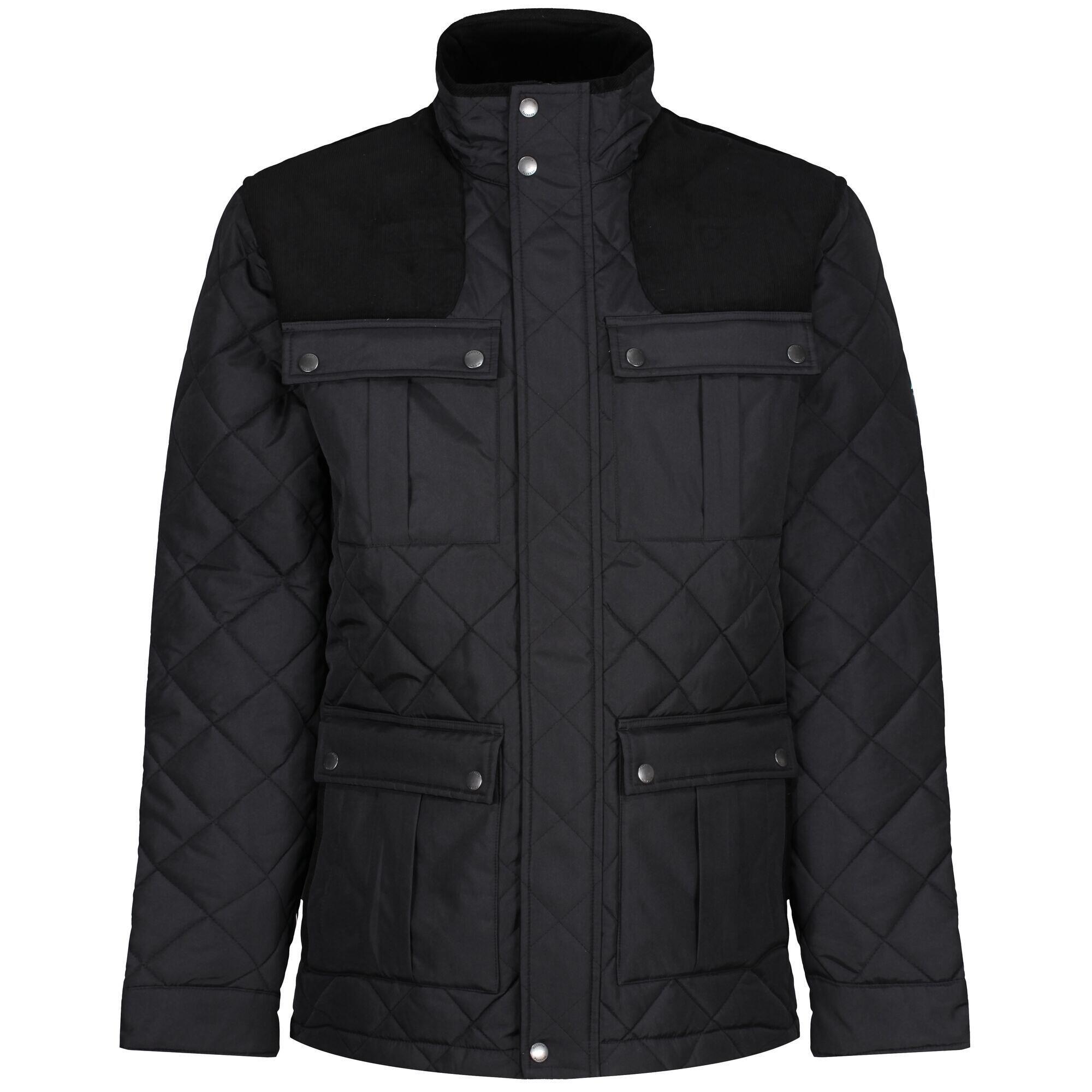 REGATTA Mens Padbury Quilted Jacket (Black)