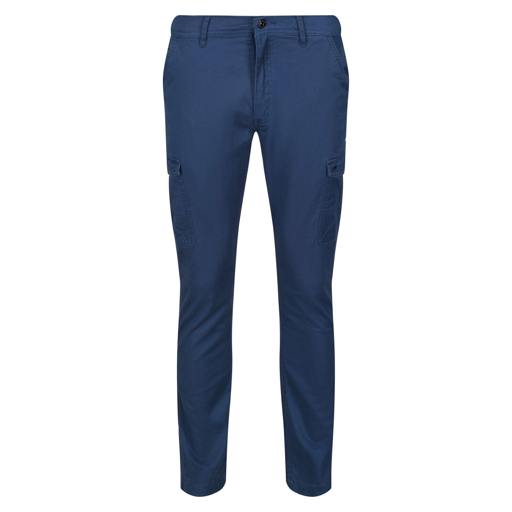 REGATTA Mens Bryer II Cargo Trousers (Dark Denim)