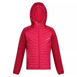 Veste KIELDER HYBRID Enfant (Rose fluo / Rose foncé)