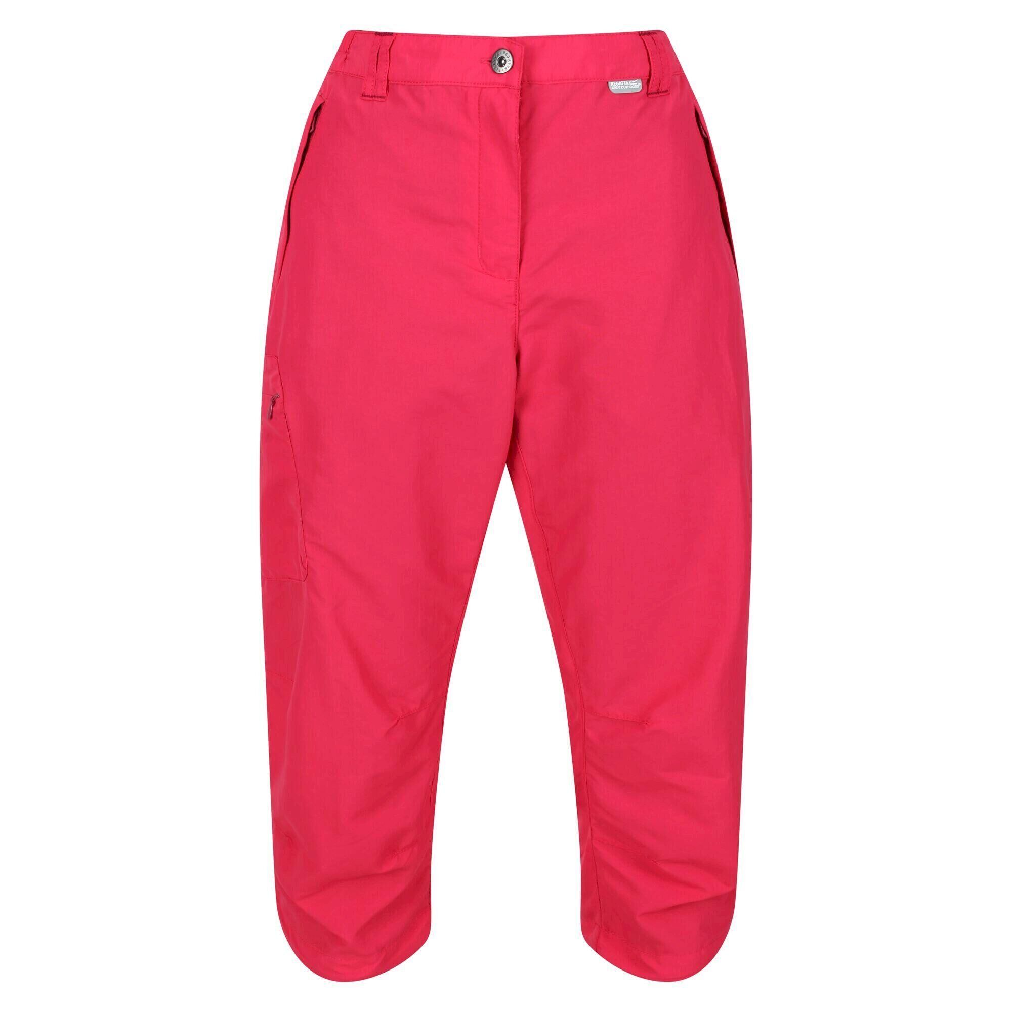 REGATTA Womens/Ladies Chaska II Capris (Rethink Pink)