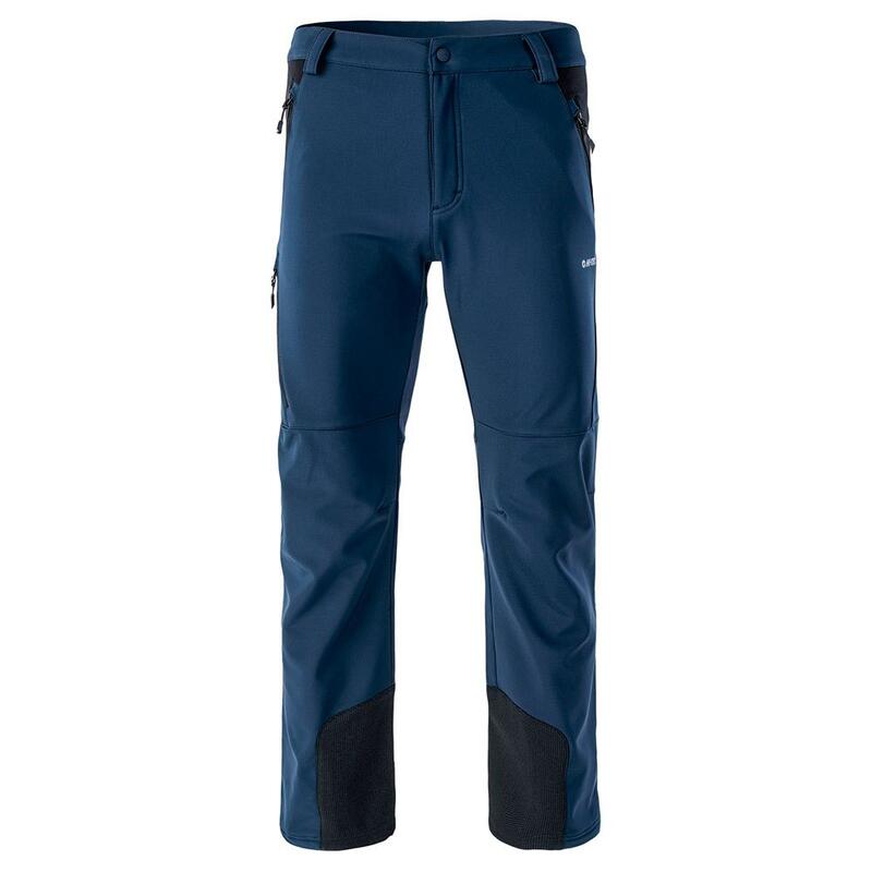 Heren Astoni Softshell wandelbroek (Jurk Blauw/Zwart)