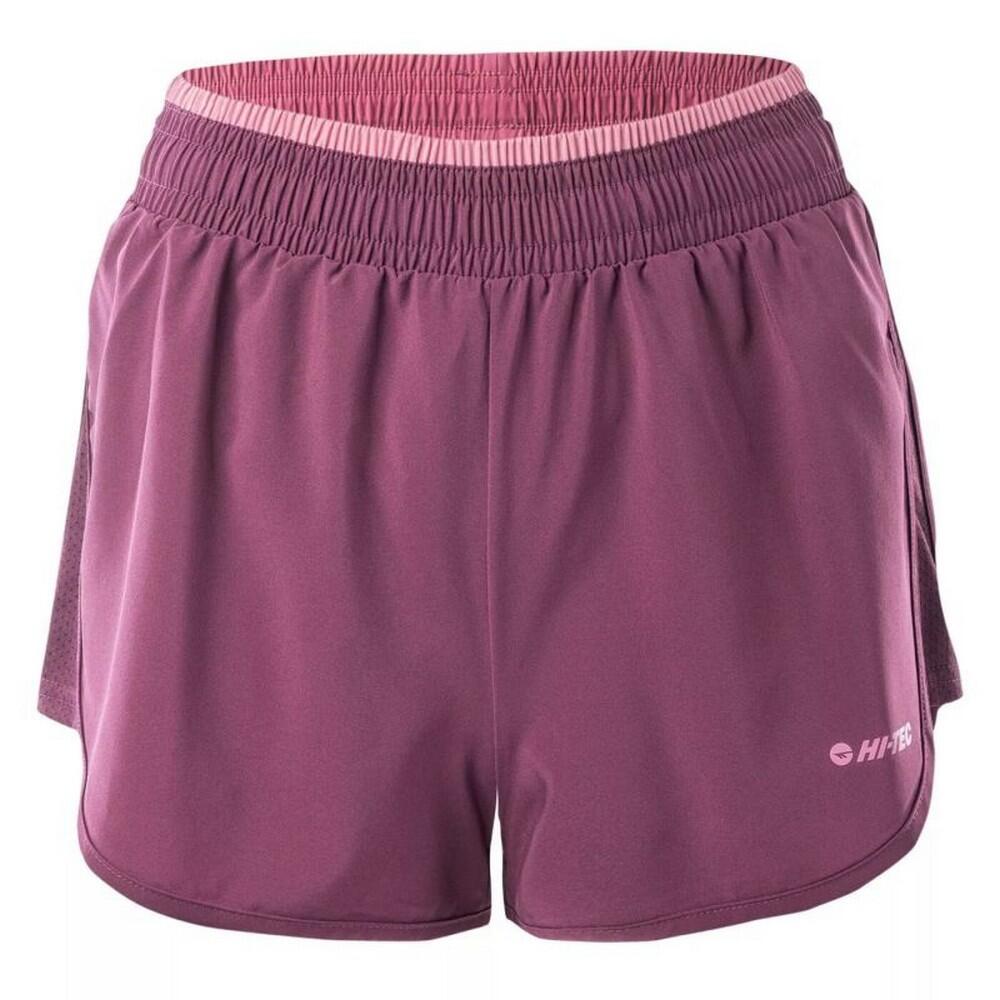 HI-TEC Dames Laria Trainingsshort (Amarant/Polignac)