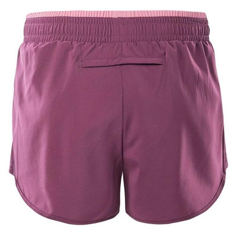 Pantalones Cortos Laria Entrenamiento para Mujer Amaranto, Polignac