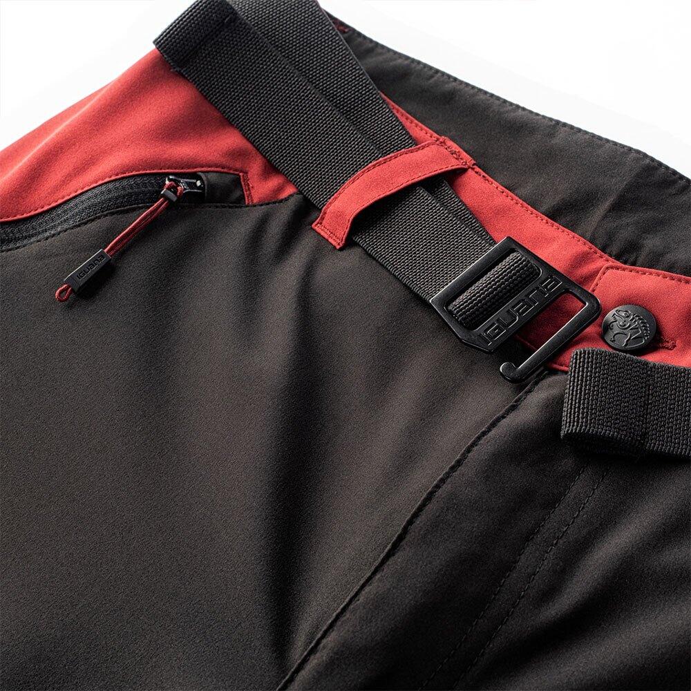 Mens Avilo Hiking Trousers (Black/Sundried Tomato) 4/4