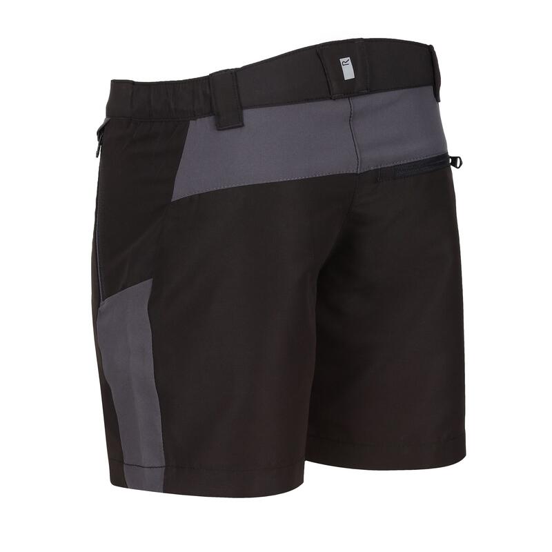 Pantaloncini Bambini Regatta Sorcer Mountain III Nero Grigio Foca