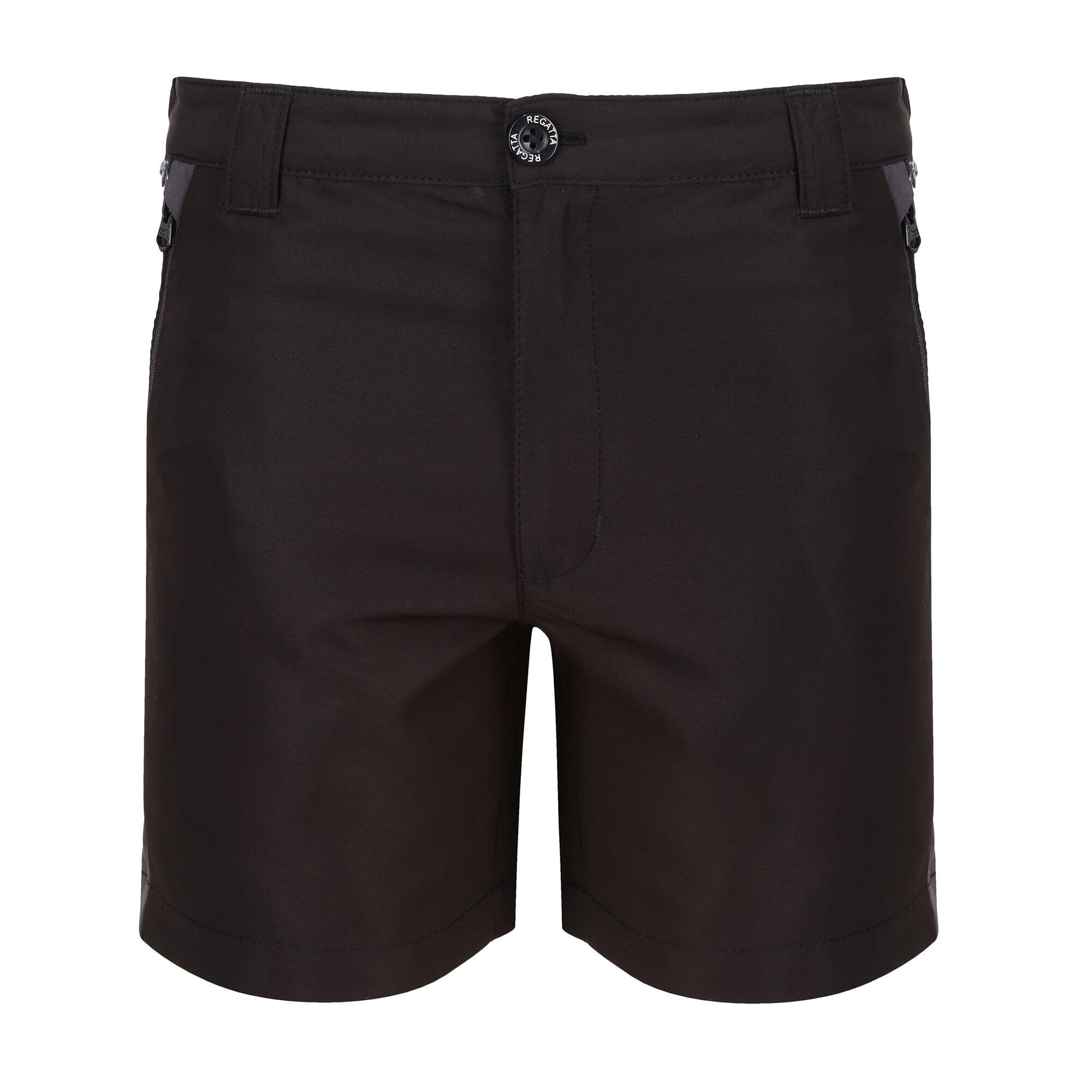 Pantaloncini da bambino SORCER MOUNTAIN (nero / grigio foca)