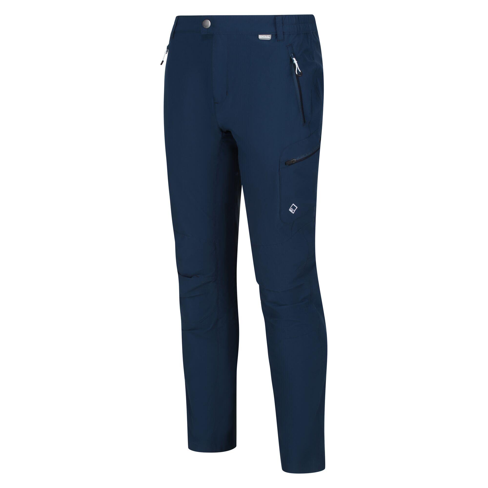 Mens Highton Water Repellent Hiking Trousers (Moonlight Denim) 3/5