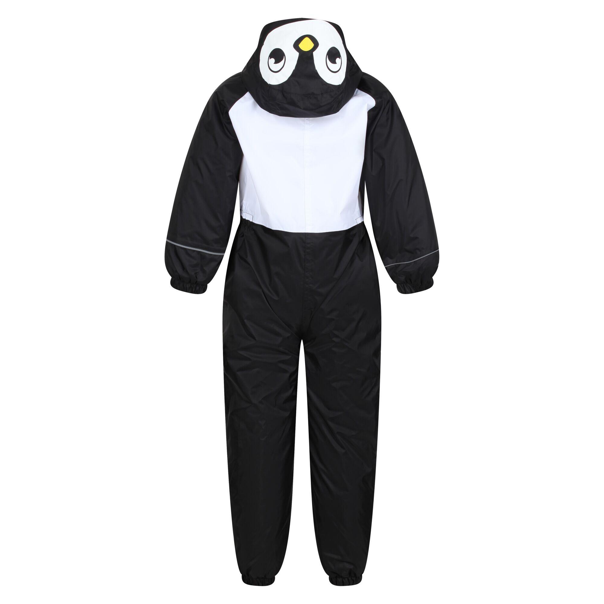 Childrens/Kids Mudplay III Penguin Waterproof Puddle Suit (Black) 2/5