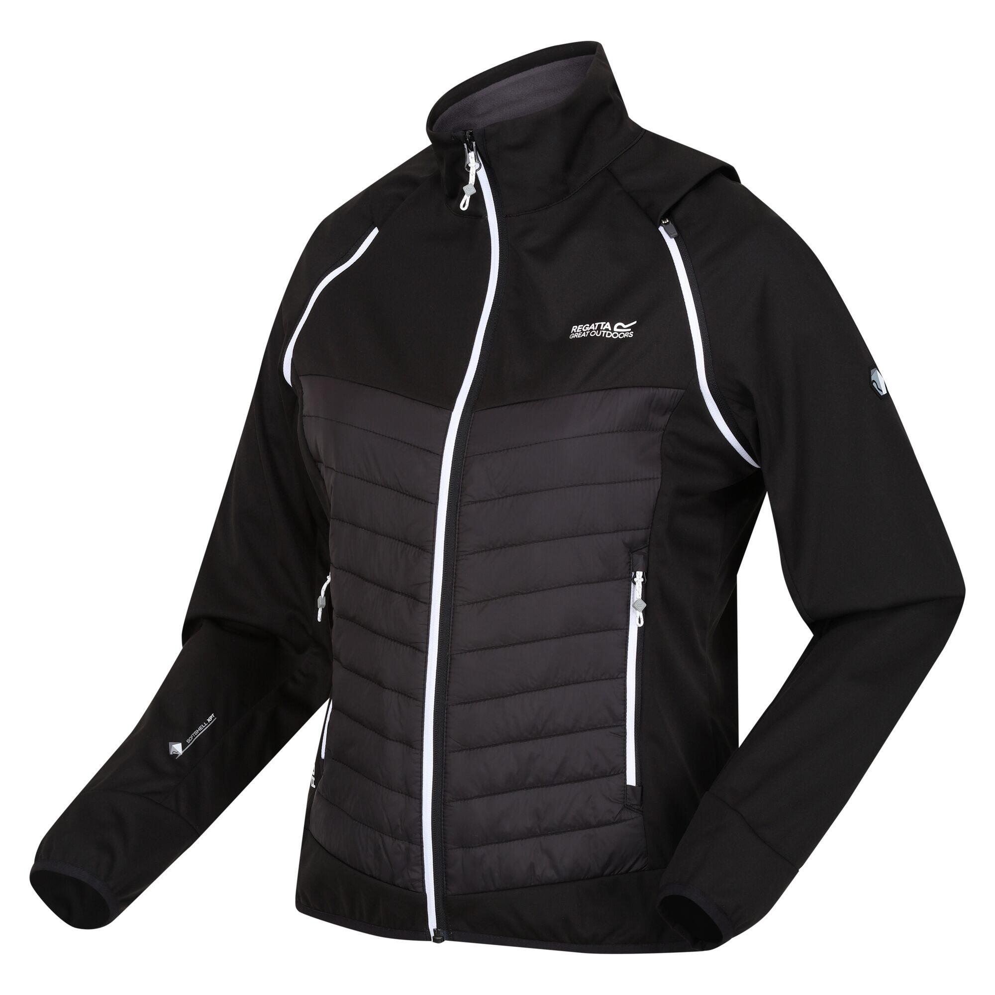 Dames Steren Hybride Jas (Zwart) 3/5