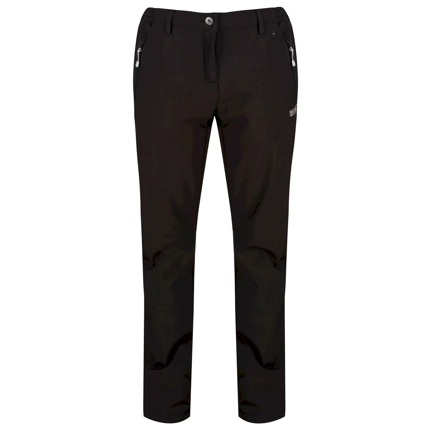 REGATTA Great Outdoors Geo Pantaloni Softshell Gamba Corta Donna Regatta Geo II Nero