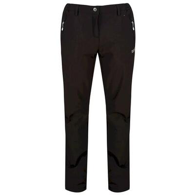 Grote outdoor dames geo softshell ii korte beenbroek (zwart)