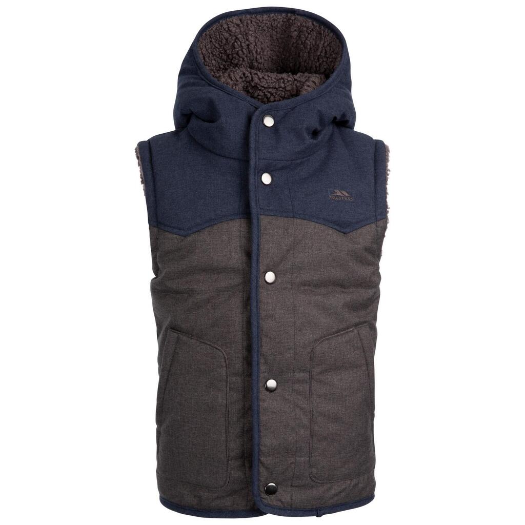 Childrens/Kids Obtain Reversible Gilet (Dark Grey Marl)