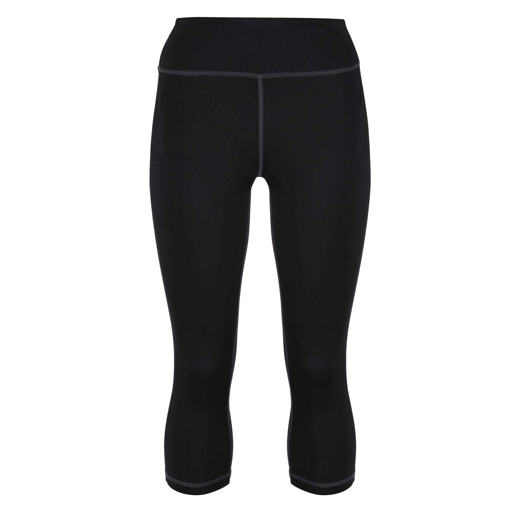 REGATTA Womens/Ladies Pincha 3/4 Leggings (Black)