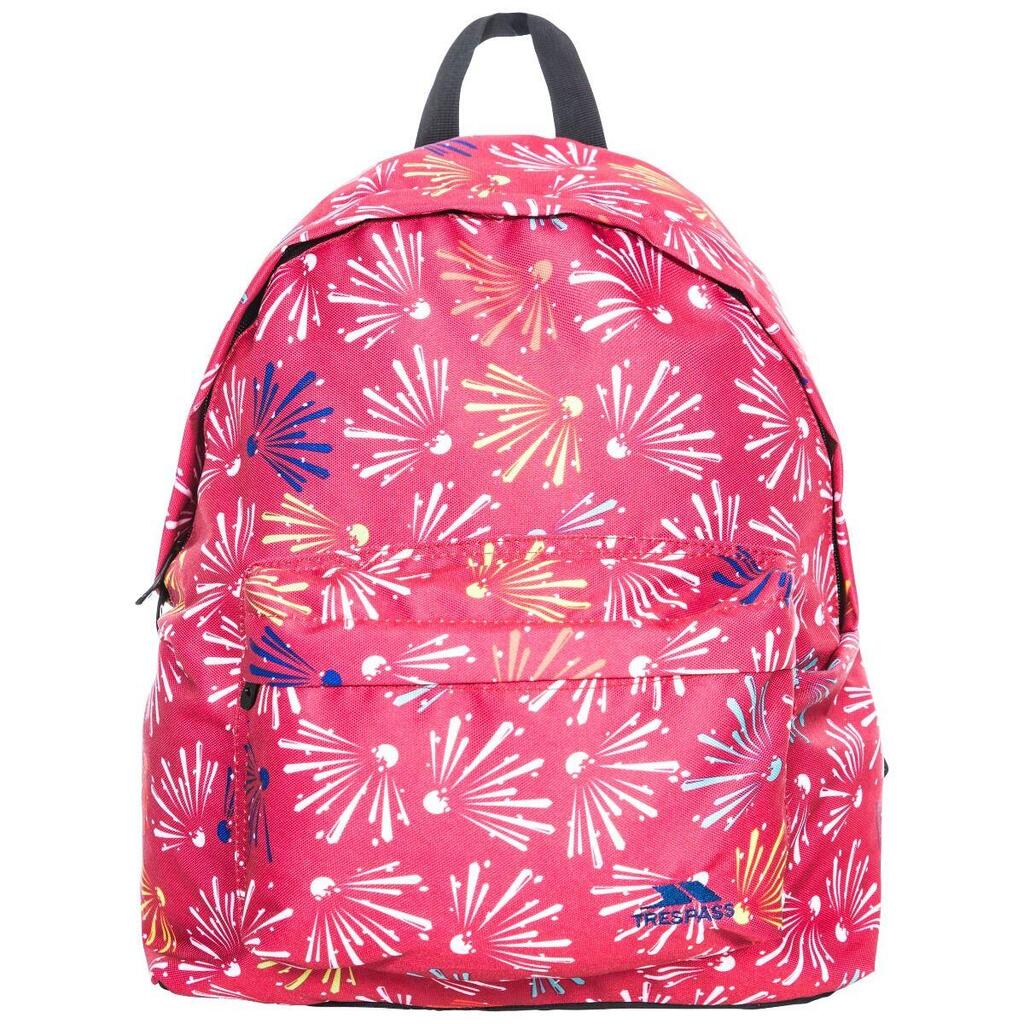 Kids Unisex Britt School Backpack/Rucksack (16 Litres) (Raspberry Pattern)