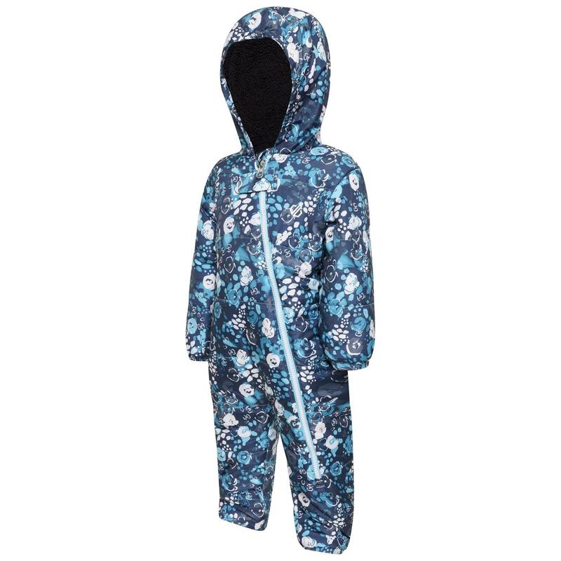Kinder/Kinder Bambino II Bloemen Snowsuit (Rivier Blauw)