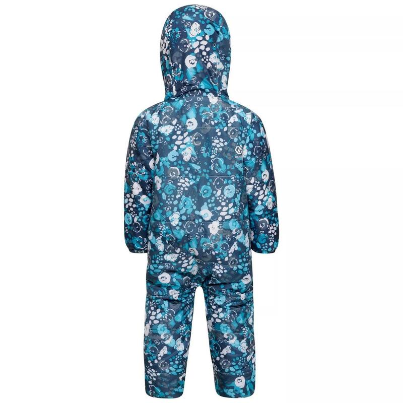 Kinder/Kinder Bambino II Bloemen Snowsuit (Rivier Blauw)