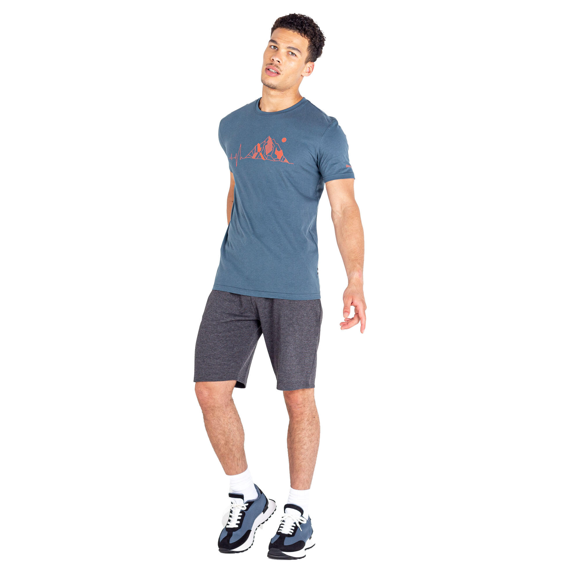 Mens Continual Drawstring Shorts (Charcoal Grey) 4/5