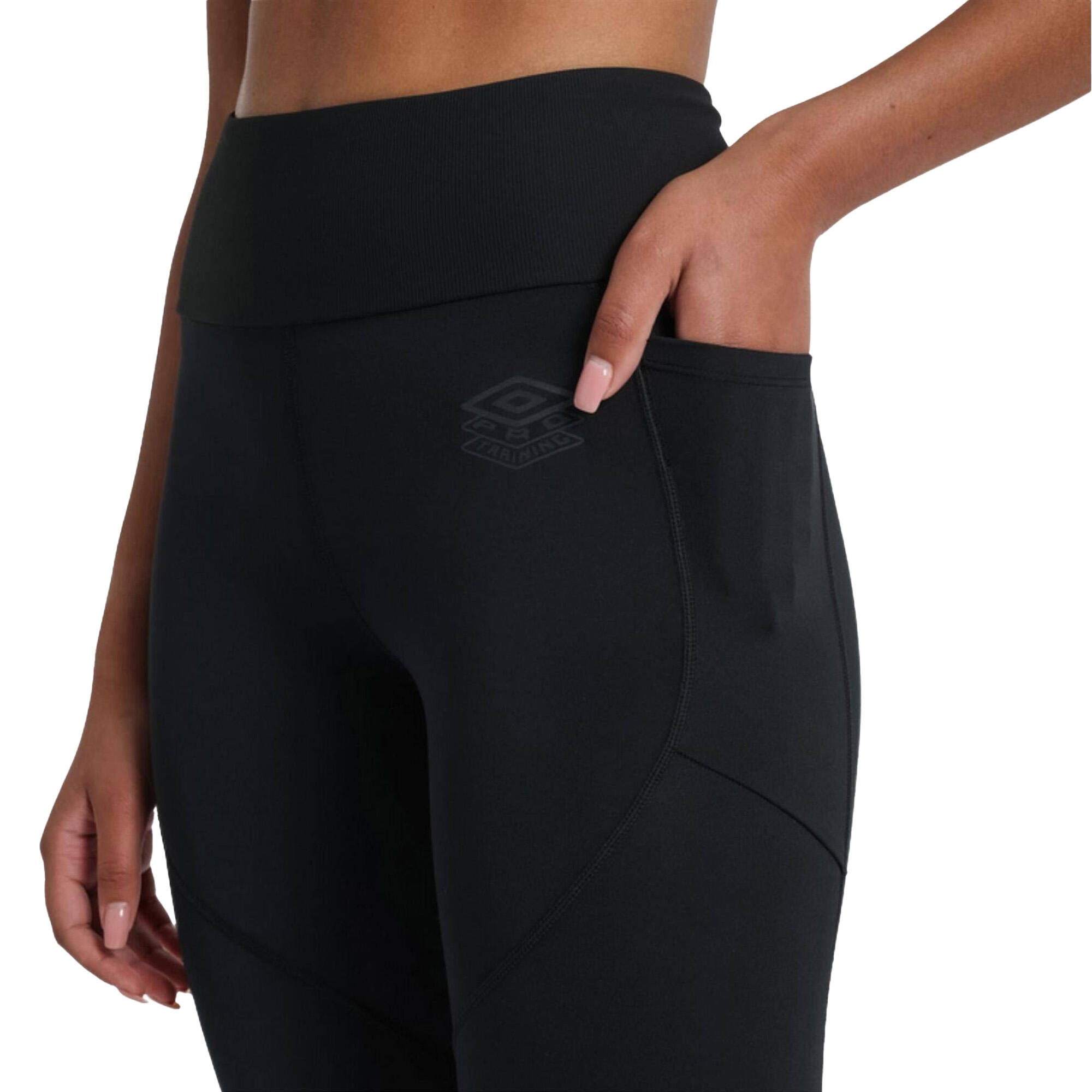 Pro Pantacollant Allenamento Donna Nero 2/4