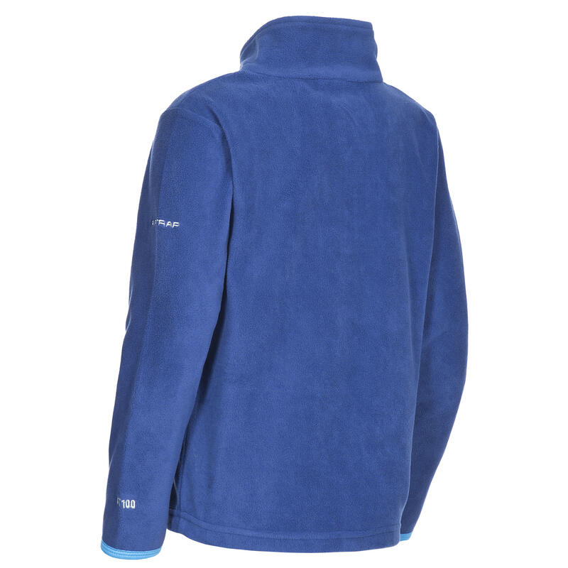Jongens Etto Half Zip Fleece Sweater (Blauw)
