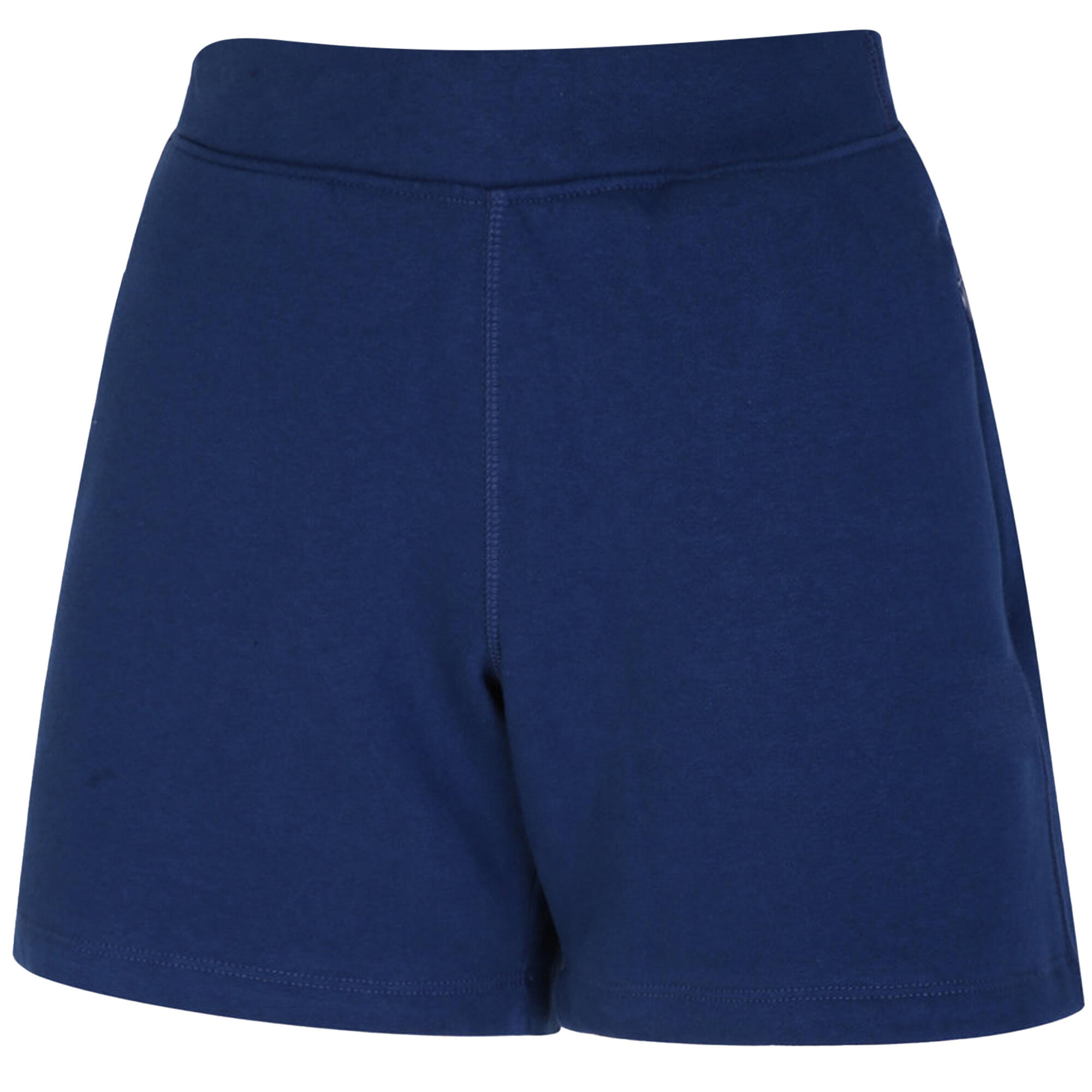 Womens/Ladies Pro Elite Fleece Shorts (Navy) 2/4