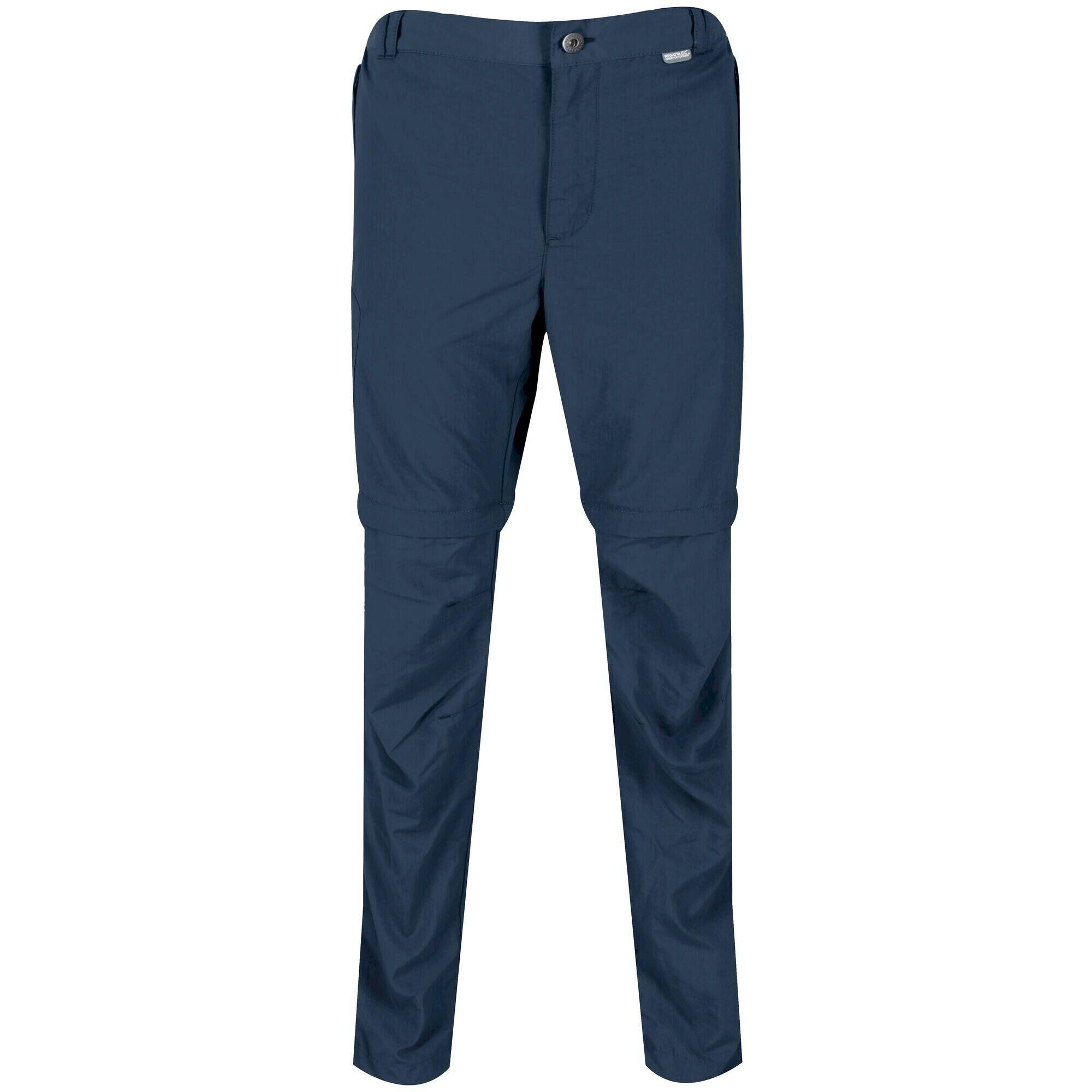 REGATTA Mens Leesville II ZipOff Trousers (Moonlight Denim)