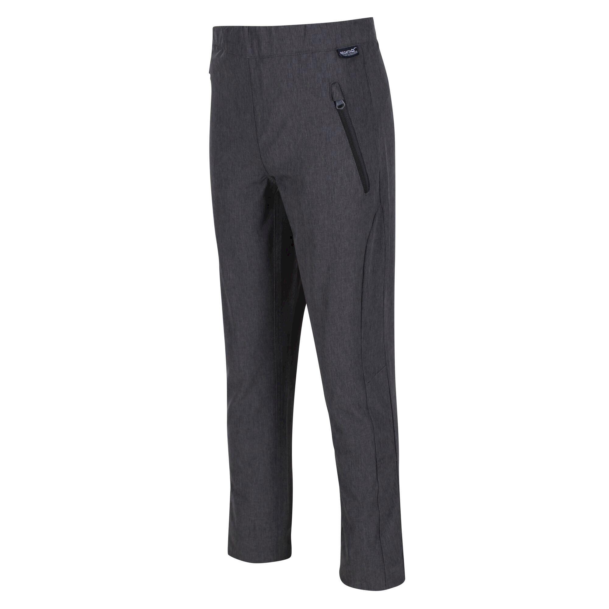 Childrens/Kids Pentre Marl Stretch Trousers (Seal Grey) 3/5