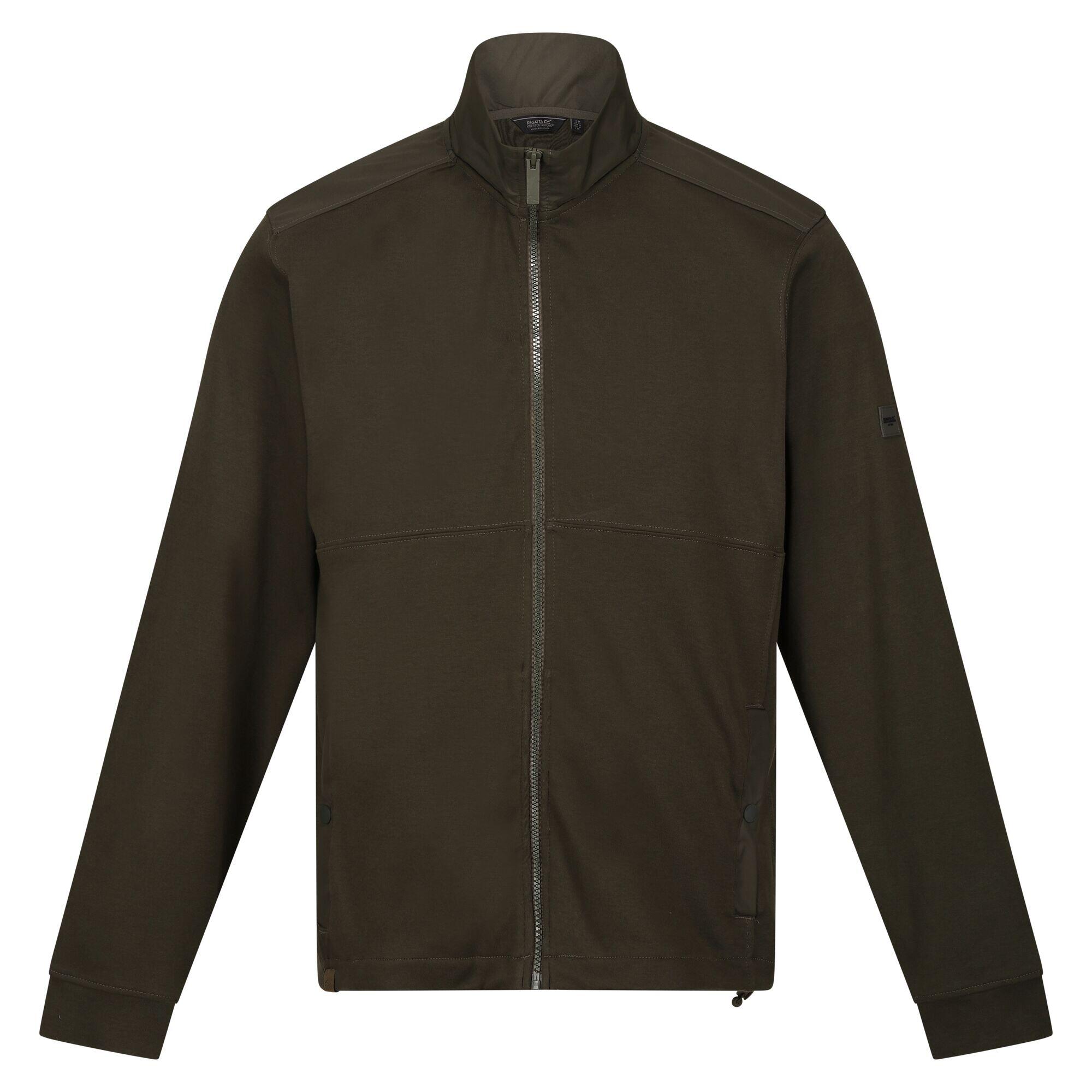 REGATTA Mens Leveson Full Zip Fleece Jacket (Dark Khaki)